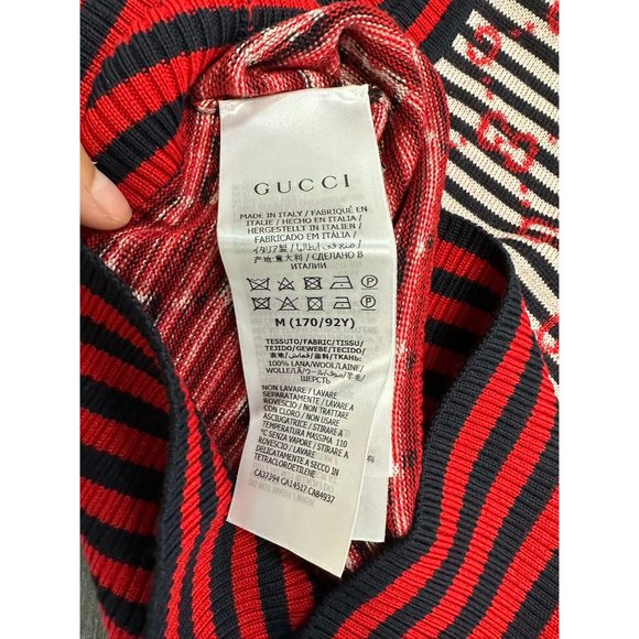 Gucci Red Fitted Ribbed Tank Top - Picture 5 of 11